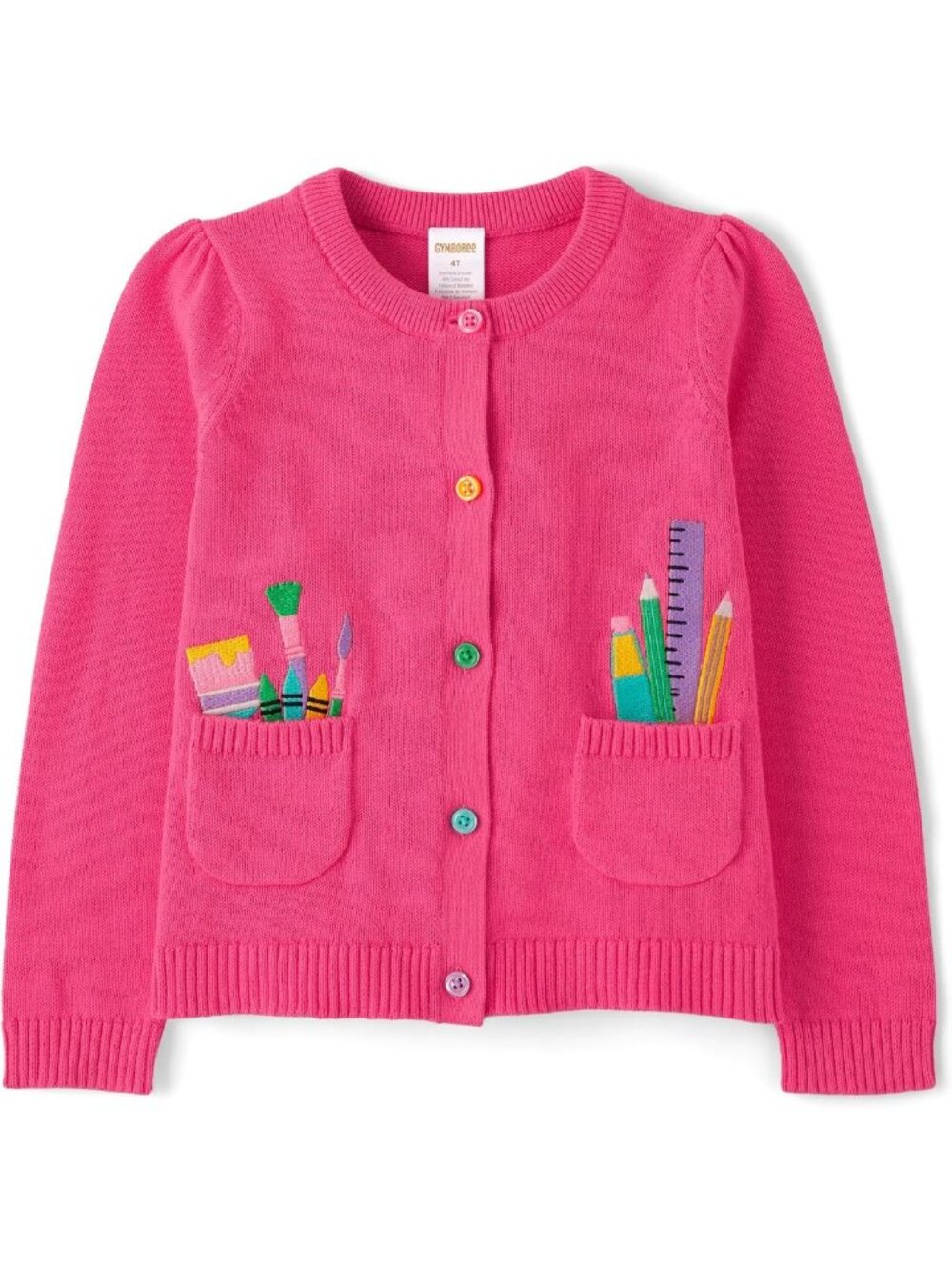 Cozy Long Sleeve Button Front Cardigan for Baby Girls & Toddlers - Perfect